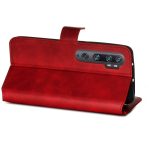 Xiaomi For Mi Note 10 / Note 10 Pro / CC9 Pro Classic Calf Texture Horizontal Flip PU Leather Case, with Holder & Card Slots & Wallet(Red) - Image 4