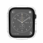 Plating PC Frame Watch Case with Tempered Film For Apple Watch Series 8 / 7 41mm(Transparent) - Image 3