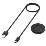 Xiaomi For Watch S1 M2108W1 Magnetic Wireless Charger with 1m Charging Cable(Black) - Image 2
