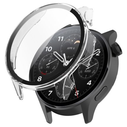 Για Xiaomi Watch S1 Pro Tempered Glass θήκη ρολογιού PC (διαφανή)