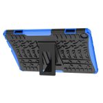 For Lenovo Tab M10 3rd Gen Tire Texture TPU + PC Tablet Case with Holder(Blue) - Image 4