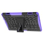 For Lenovo Tab M10 3rd Gen Tire Texture TPU + PC Tablet Case with Holder(Purple) - Image 4
