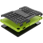 For Lenovo Tab M10 3rd Gen Tire Texture TPU + PC Tablet Case with Holder(Green) - Image 6