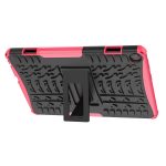 For Lenovo Tab M10 3rd Gen Tire Texture TPU + PC Tablet Case with Holder(Pink) - Image 4