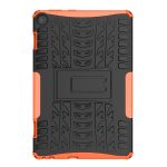 For Lenovo Tab M10 3rd Gen Tire Texture TPU + PC Tablet Case with Holder(Orange) - Image 2