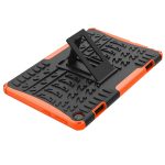 For Lenovo Tab M10 3rd Gen Tire Texture TPU + PC Tablet Case with Holder(Orange) - Image 5