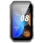 Για Huawei Band 8 + Ενσωματωμένη προστατευτική θήκη ρολογιού με σκληρυμένο φιλμ (Διαφανές λευκό) - Image 3