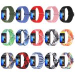 Για Huawei Band 8 Nylon Braided Buckle Band ρολόι (Μαύρο) - Image 3