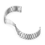 For Huawei Watch GT Runner / Watch GT 3 46mm Three Bead Stainless Steel Watch Band (Silver) - Image 3