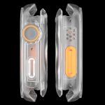 For Apple Watch Series 9 / 8 / 7 41mm Change to Ultra 49mm Waterproof All-Inclusive Film Hybrid PC Watch Case(Transparent) - Image 3