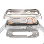For Apple Watch Series 9 / 8 / 7 41mm Change to Ultra 49mm Waterproof All-Inclusive Film Hybrid PC Watch Case(Starlight Silver) - Image 5