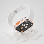 For Apple Watch Series 9 / 8 / 7 45mm Change to Ultra 49mm Waterproof All-Inclusive Film Hybrid PC Watch Case(Rose Gold) - Image 7