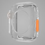 For Apple Watch Series 6 / 5 / 4 / SE 40mm Change to Ultra 49mm Waterproof All-Inclusive Film Hybrid PC Watch Case(Transparent) - Image 4