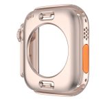 For Apple Watch Series 6 / 5 / 4 / SE 44mm Change to Ultra 49mm Waterproof All-Inclusive Film Hybrid PC Watch Case(Rose Gold) - Image 4