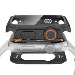 For Apple Watch Series 6 / 5 / 4 / SE 44mm Change to Ultra 49mm Waterproof All-Inclusive Film Hybrid PC Watch Case(Black) - Image 5