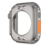 For Apple Watch Series 6 / 5 / 4 / SE 44mm Change to Ultra 49mm Waterproof All-Inclusive Film Hybrid PC Watch Case(Titanium Gold) - Image 4