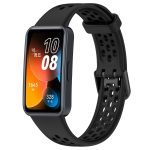 Για Huawei Band 8 Solid Color Breathable Silicone Band (Μαύρο)
