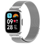 Για Redmi Watch 3 Lite / Watch 3 Active 2 in 1 Milan Metal Watch Band με πλαίσιο ρολογιού (ασημί)