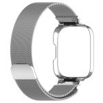 Για Redmi Watch 3 Lite / Watch 3 Active 2 in 1 Milan Metal Watch Band με πλαίσιο ρολογιού (ασημί) - Image 6