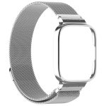 Για Redmi Watch 3 Lite / Watch 3 Active 2 in 1 Milan Metal Watch Band με πλαίσιο ρολογιού (ασημί) - Image 7