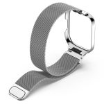 Για Redmi Watch 3 Lite / Watch 3 Active 2 in 1 Milan Metal Watch Band με πλαίσιο ρολογιού (ασημί) - Image 8