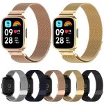 Για Redmi Watch 3 Lite / Watch 3 Active 2 in 1 Milan Metal Watch Band με πλαίσιο ρολογιού (ασημί) - Image 2