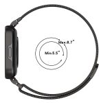 Για Redmi Watch 3 Lite / Watch 3 Active 2 in 1 Milan Metal Watch Band με πλαίσιο ρολογιού (ασημί) - Image 4