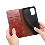Xiaomi For  Redmi 13C / Poco C65 Oil Wax Crazy Horse Texture Leather Phone Case(Brown) - Image 6