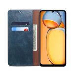 Xiaomi For  Redmi 13C / Poco C65 Oil Wax Crazy Horse Texture Leather Phone Case(Blue) - Image 4