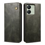 Xiaomi For  Redmi 13C / Poco C65 Oil Wax Crazy Horse Texture Leather Phone Case(Green)