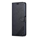 Xiaomi For  Poco C65/Redmi 13C AZNS Sheepskin Texture Flip Leather Phone Case(Black) - Image 2