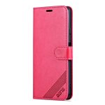 Xiaomi For  Poco C65/Redmi 13C AZNS Sheepskin Texture Flip Leather Phone Case(Red) - Image 2