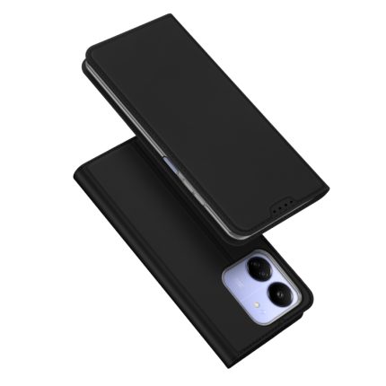 Xiaomi For  Poco C65 / Redmi 13C DUX DUCIS Skin Pro Series Flip Leather Phone Case(Black)