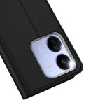 Xiaomi For  Poco C65 / Redmi 13C DUX DUCIS Skin Pro Series Flip Leather Phone Case(Black) - Image 4