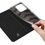 Xiaomi For  Poco C65 / Redmi 13C DUX DUCIS Skin Pro Series Flip Leather Phone Case(Black) - Image 6