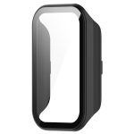 For Xiaomi Smart Band 8 Active / Redmi Band 2 PC + Tempered Film Integrated Watch Protective Case(Black) - Image 2