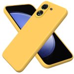 Xiaomi For  Poco C65/Redmi 13C Solid Color Liquid Silicone Dropproof Full Coverage Protective Case(Yellow)