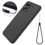 Xiaomi For  Poco C65/Redmi 13C Solid Color Liquid Silicone Dropproof Full Coverage Protective Case(Black) - Image 2