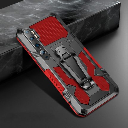 Xiaomi For Mi Note 10 Pro Machine Armor Warrior Shockproof PC + TPU Protective Case(Red)