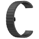 For Huawei Watch GT 3 Pro 46mm 22mm One Bead Butterfly Buckle Metal Steel Watch Band   ΜΑΥΡΟ - Image 5