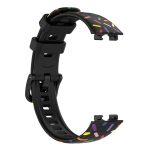 Για Huawei Band 8 ENKAY Hat-Prince προστατευτικό οθόνης πλήρους κάλυψης + ρυθμιζόμενο λουράκι ρολογιού με βρόχο σιλικόνης (μαύρο) - Image 5