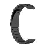 For Huawei watch GT 3 42mm / Watch GT 2 42mm Three Bead Stainless Steel Watch Band (Black) - Image 2