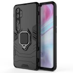 Xiaomi For Mi CC9 Pro / Mi Note 10 / Mi Note 10 Pro PC + TPU Shockproof Protective Case with Magnetic Ring Holder(Black - Image 3
