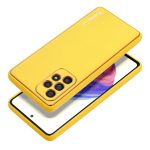 ΔΕΡΜΑΤΙΝΗ Θήκη για SAMSUNG Galaxy A53 5G κίτρινη - Image 5