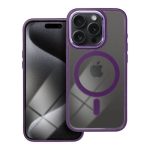 IPHONE Θήκη συμβατή με MagSafe για 15 PRO μωβ