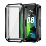 Για Huawei Band 8 ENKAY Hat-Prince Πλήρης κάλυψη Ηλεκτροεπικαλυμμένη μαλακή θήκη ρολογιού TPU με προστασία οθόνης (Μαύρη)