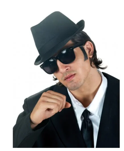 CLOWN Σετ Blues Brothers Με Καπέλο
