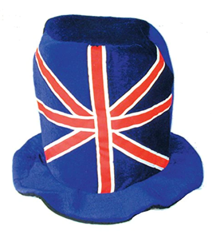 Βελούδινο καπέλο BRITISH FLAG