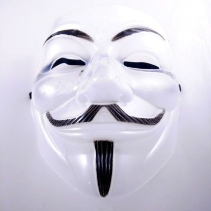 Μάσκα αποκριάτικη Anonymous διάφανη