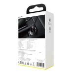 Φορτιστής αυτοκινήτου BASEUS Ψηφιακή οθόνη 2xUSB 4,8A 24W γκρι CCBX-0G - Image 4